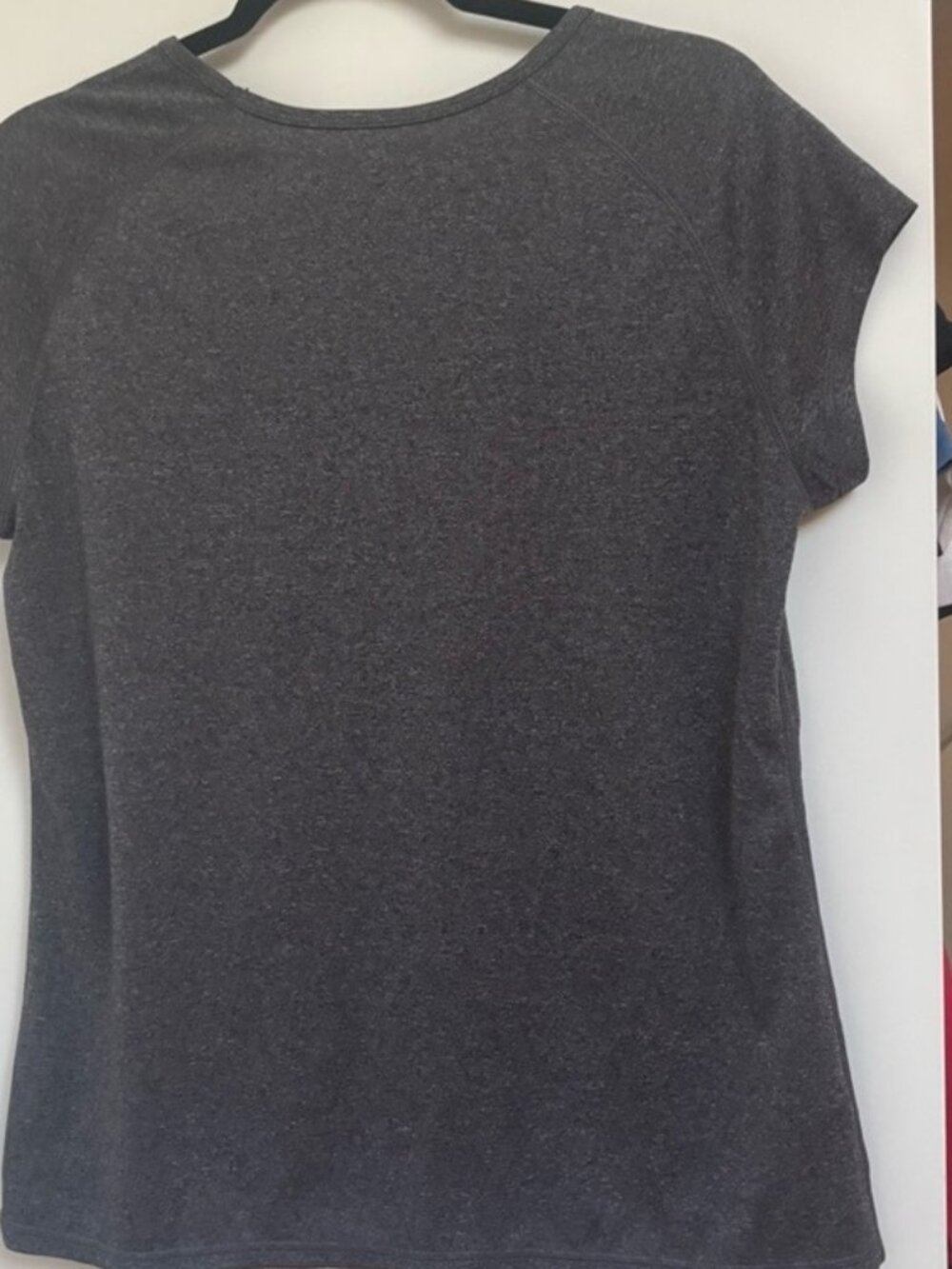 Women's Gray Athletic Top - Picture 2 of 3